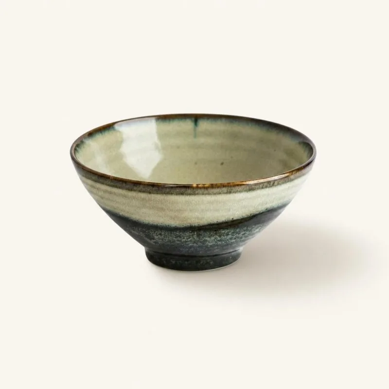 Miska ceramiczna (Ramen) 1 L zielono-szara