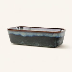 Forma do pieczenia chleba ceramiczna 26 cm zielona