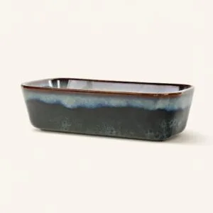 Forma do pieczenia chleba ceramiczna 26 cm zielona