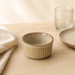 Kokilka ceramiczna 10 cm Ombres brązowa