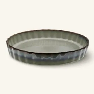 Forma do tarty ceramiczna 26 cm zielona