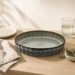 Forma do tarty ceramiczna 26 cm zielona