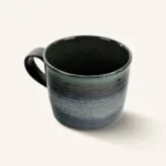 Kubek ceramiczny 1 L zielono-szary