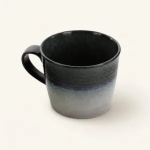 Kubek ceramiczny 1 L granatowo-szary