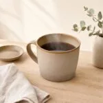 Kubek ceramiczny 1 L beżowy