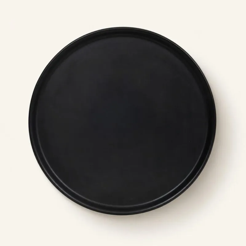 Talerz do pizzy ceramiczny 31,5 cm czarny