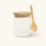 Pojemnik szklany z łyżeczką 400 ml