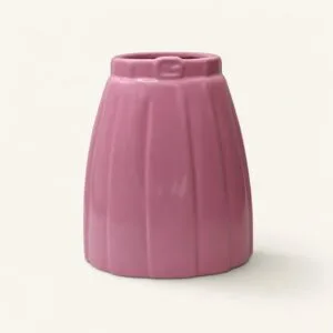 Wazon ceramiczny różowy spódnica 14,4 x 19,2 cm