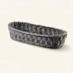 Koszyk rattanowy 27,5 cm Sino szary