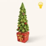 Figurka Choinka LED 64 cm Santa Lila zielona