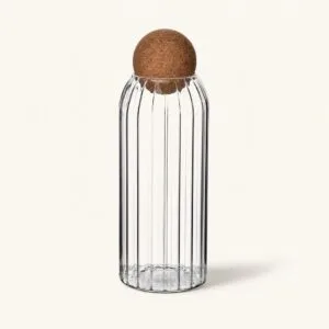 Słoik szklany tłoczony z korkiem 960 ml Modern Kitchen