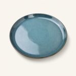Talerz obiadowy ceramiczny płytki 27,5 cm Basic Nature turkusowy