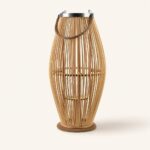Lampion wiklinowy naturalny 29x59 cm