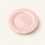 Talerz obiadowy ceramiczny 24 cm Adel Pink różowy