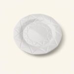 Talerz obiadowy ceramiczny 24 cm Adel Grey szary