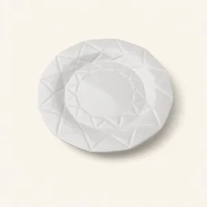 Talerz obiadowy ceramiczny 24 cm Adel Grey szary