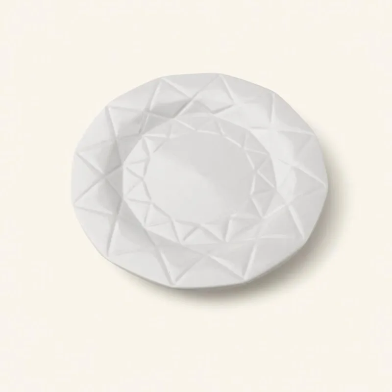 Talerz obiadowy ceramiczny 24 cm Adel Grey szary