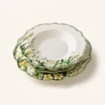 Serwis obiadowy porcelana 18 el wzór kwiatowy