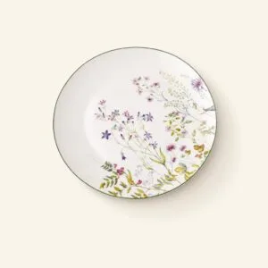 Talerz obiadowy porcelanowy 27,5 cm Faccia Verde