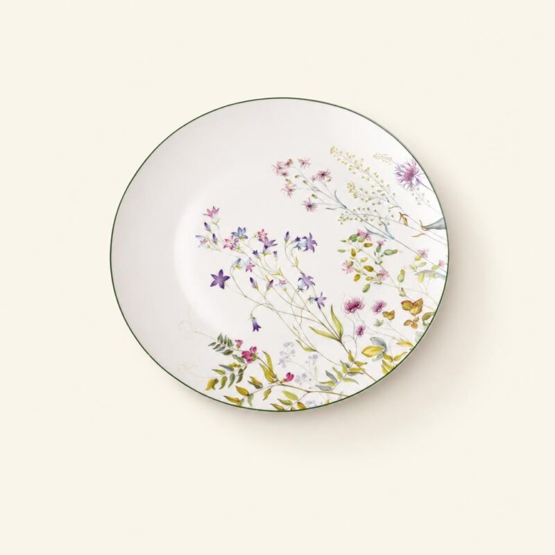 Talerz obiadowy porcelanowy 27,5 cm Faccia Verde