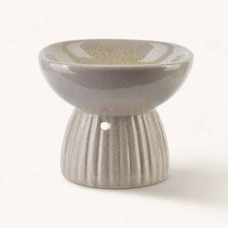 Kominek ceramiczny 10 cm beżowy
