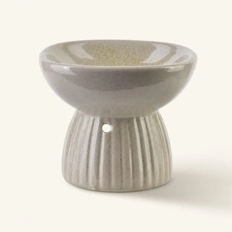 Kominek ceramiczny 10 cm beżowy