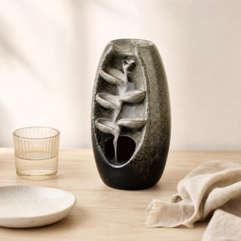 Kominek ceramiczny wodospad dymu 20 cm