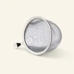 Zaparzacz mini do herbaty stal nierdzewna 7,3cm srebrny
