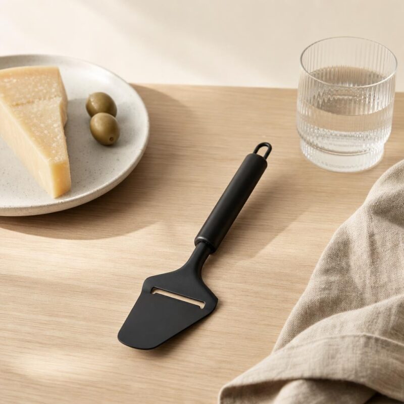 Krajacz stalowy do sera 21,5 cm czarny