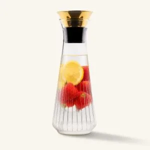 Karafka na wodę szklana 900 ml, szkło borokrzemowe