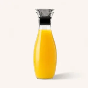 Karafka na wodę szklana 1300 ml z korkiem