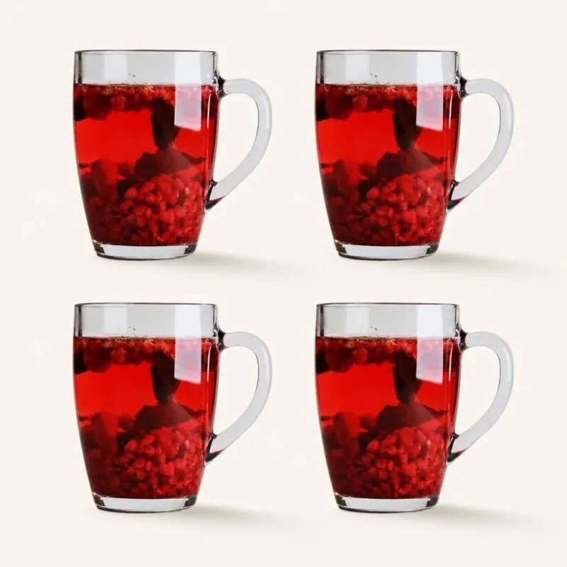 Kubki szklane 365 ml Lava 4 szt.