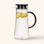 Dzbanek szklany 1,3 L czarny