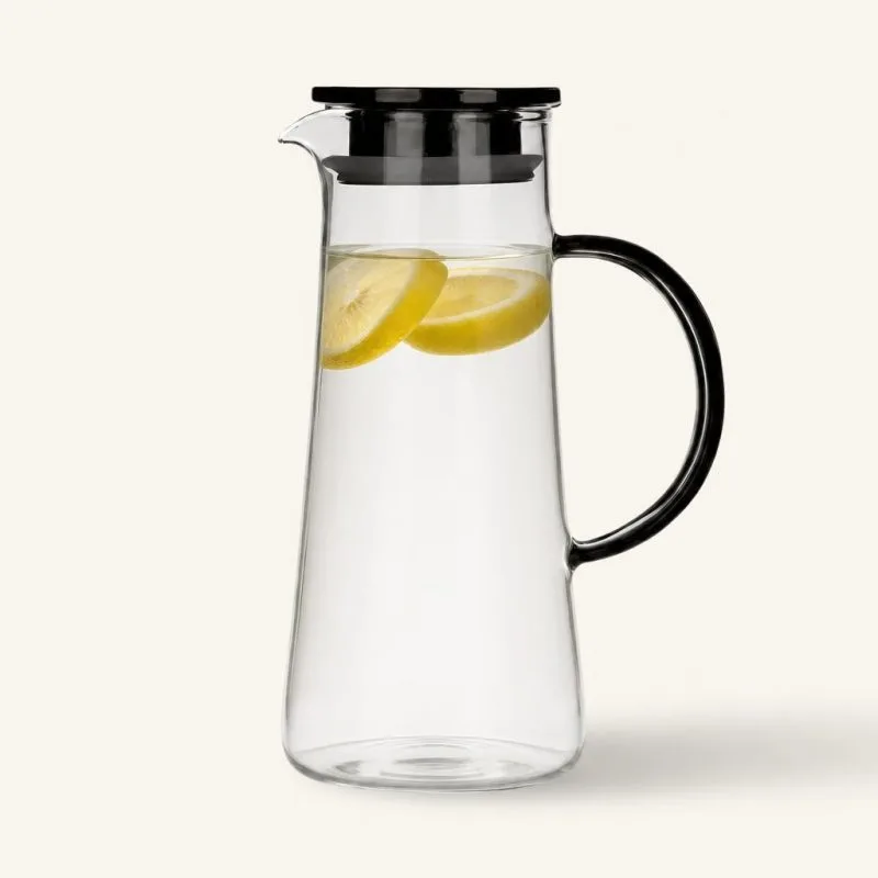 Dzbanek szklany 1,3 L czarny